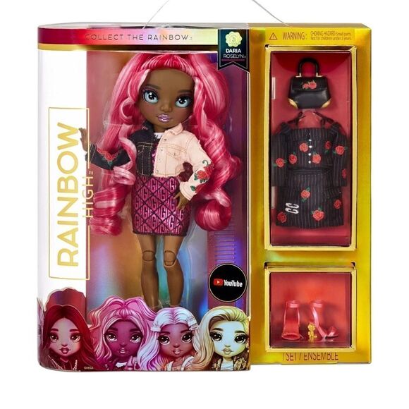 Mga Doll Rainbow High Core Fashion Doll, Daria Roselyn (Rose) - Picture 1 of 5